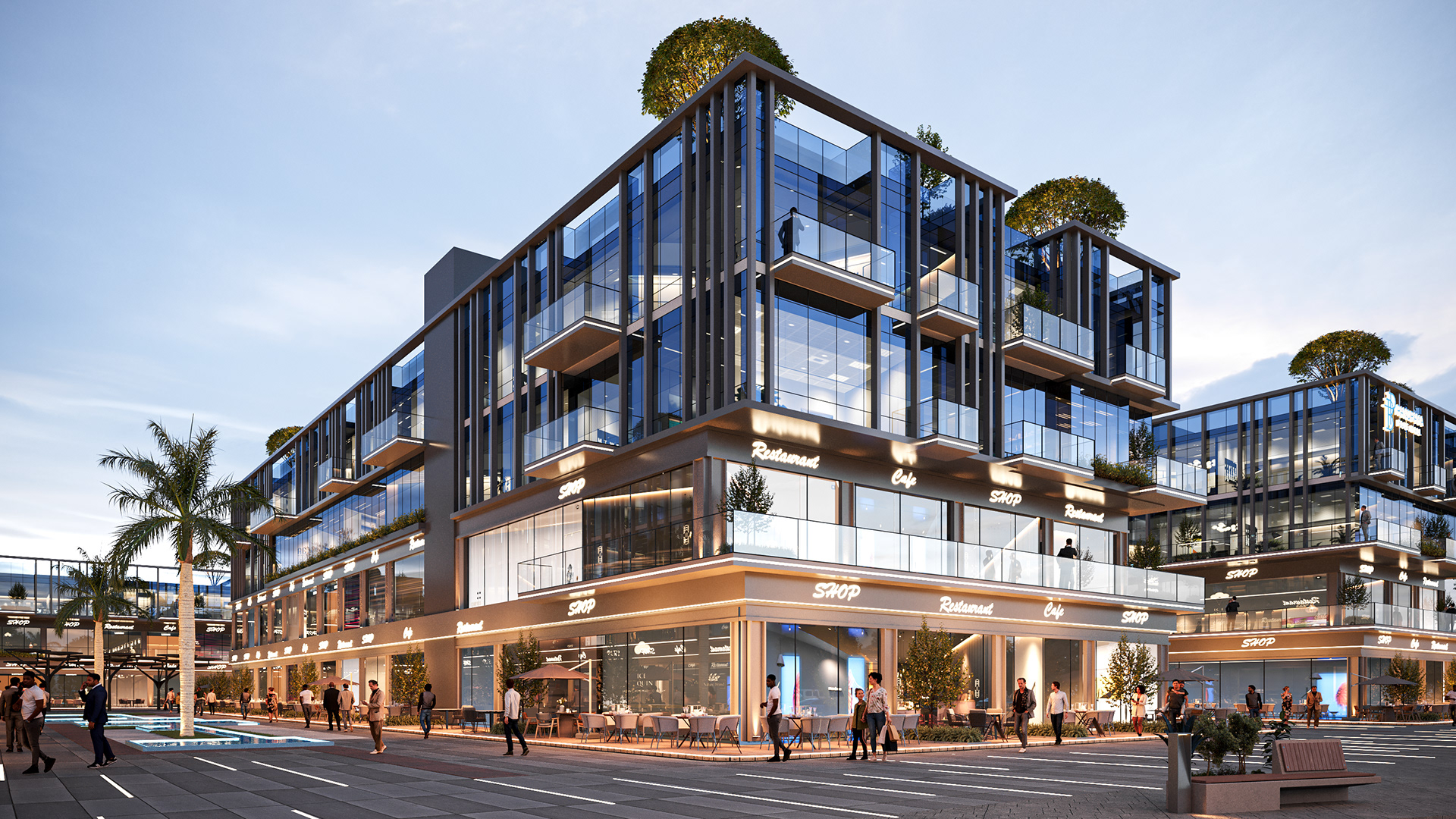panorma blue mall（全景蓝色购物中心）丨Hafez Consultants-10