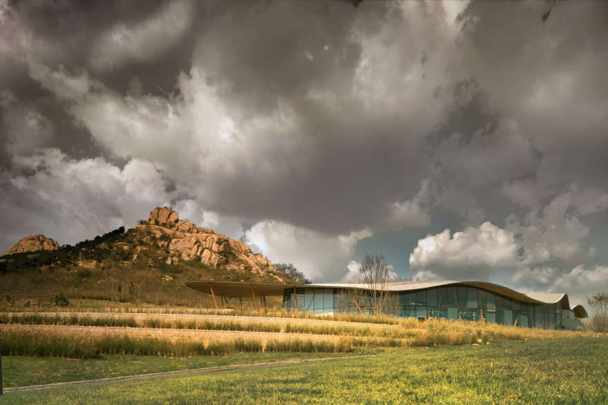 青岛珍珠山游客中心——现代建筑与传统元素的完美融合-32