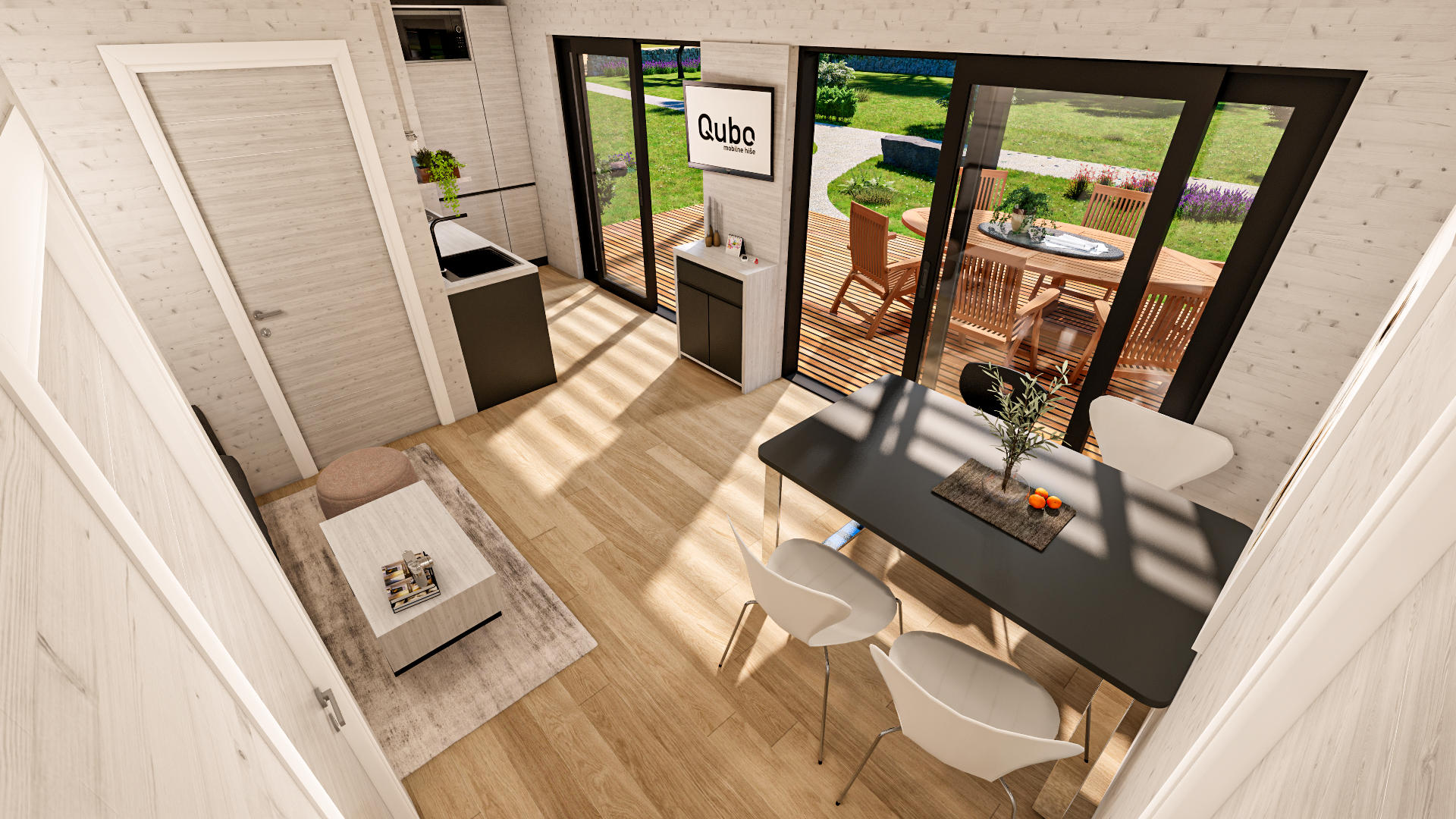 Qubo, Mobilne Hiše, 3D model, Design & Visualization-21