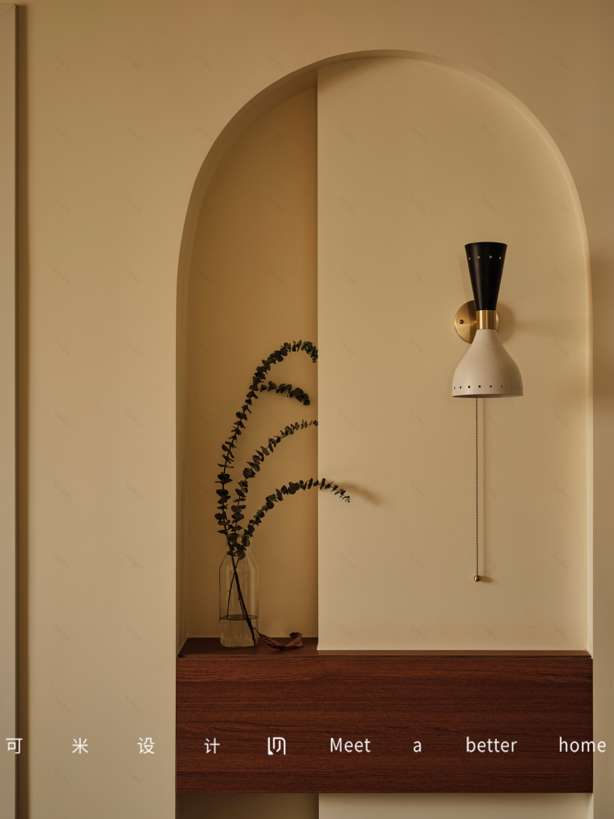 温柔色调中的成长天地,复古与实用共融的慢调空间-25