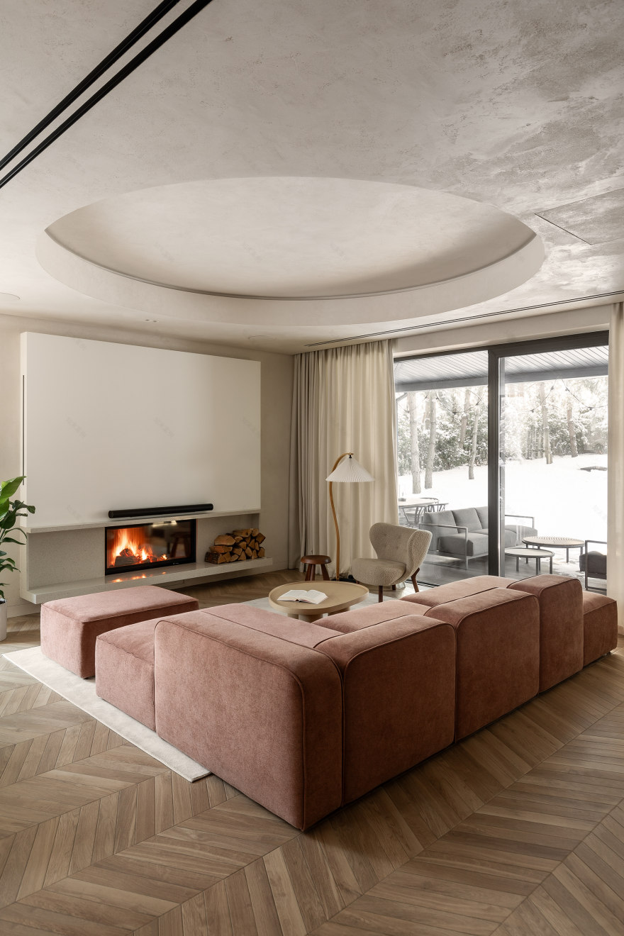 青山别墅(注:house常见可译为房子、住宅、别墅等,这里结合语境GREEN HILLS(青山),别墅表意更合适) 丨UkraineKyiv丨YD interior studio-12