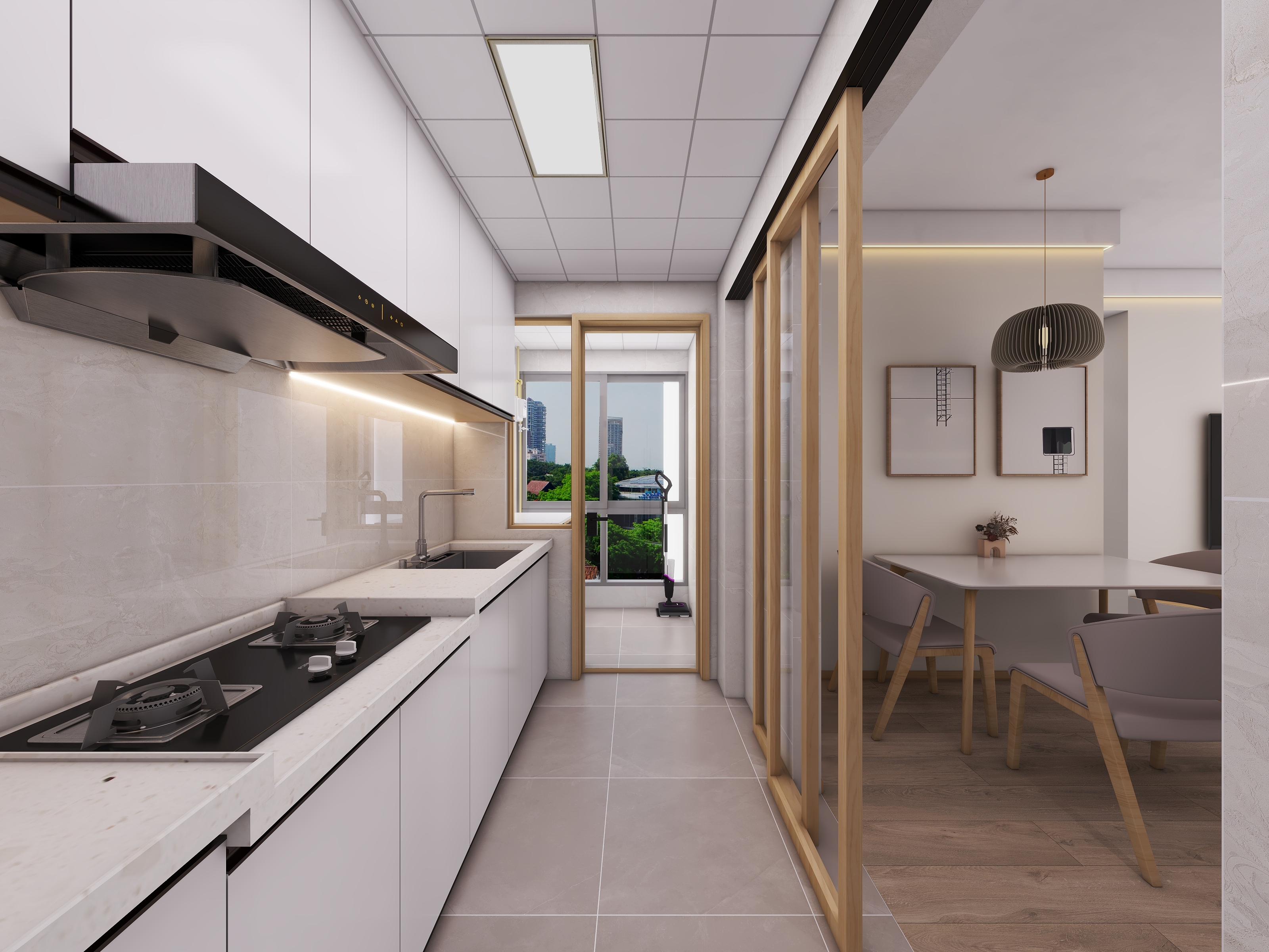 四川成都汇厦少城锦官郡（67平方日式原木风两居室）-38