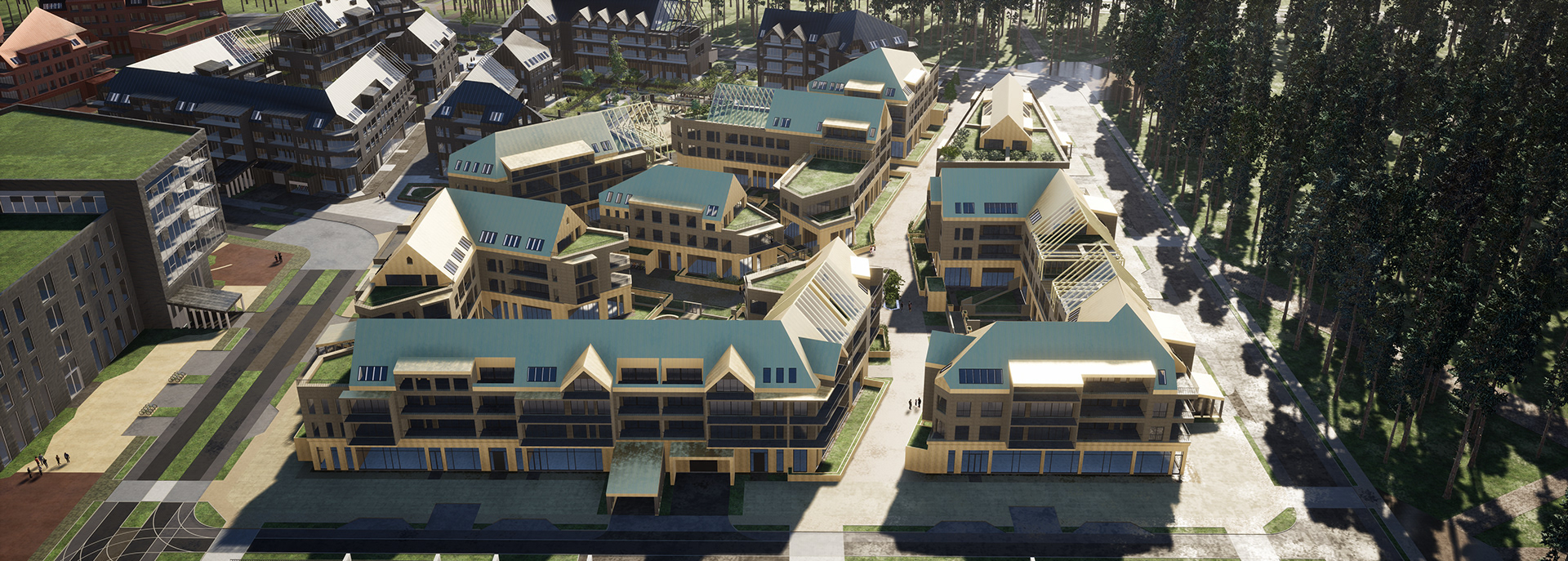 高密度和低层多功能木结构住宅区丨波兰比得哥什丨Damian Dominiczak-131