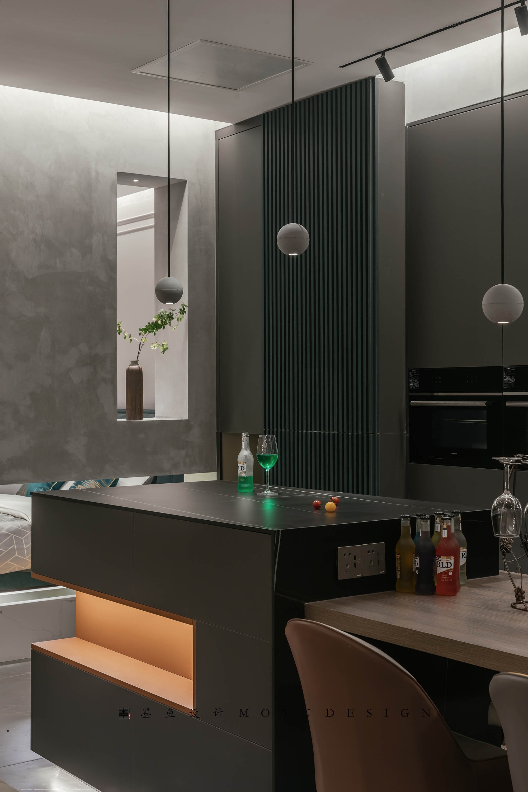 木兮贝全屋定制展厅丨墨鱼空间设计-33