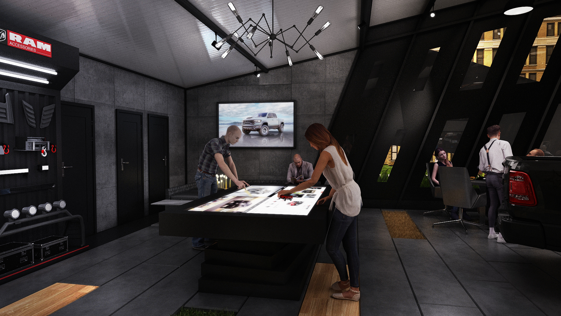 Flagship Dodge Ram - Espaço Construído-24