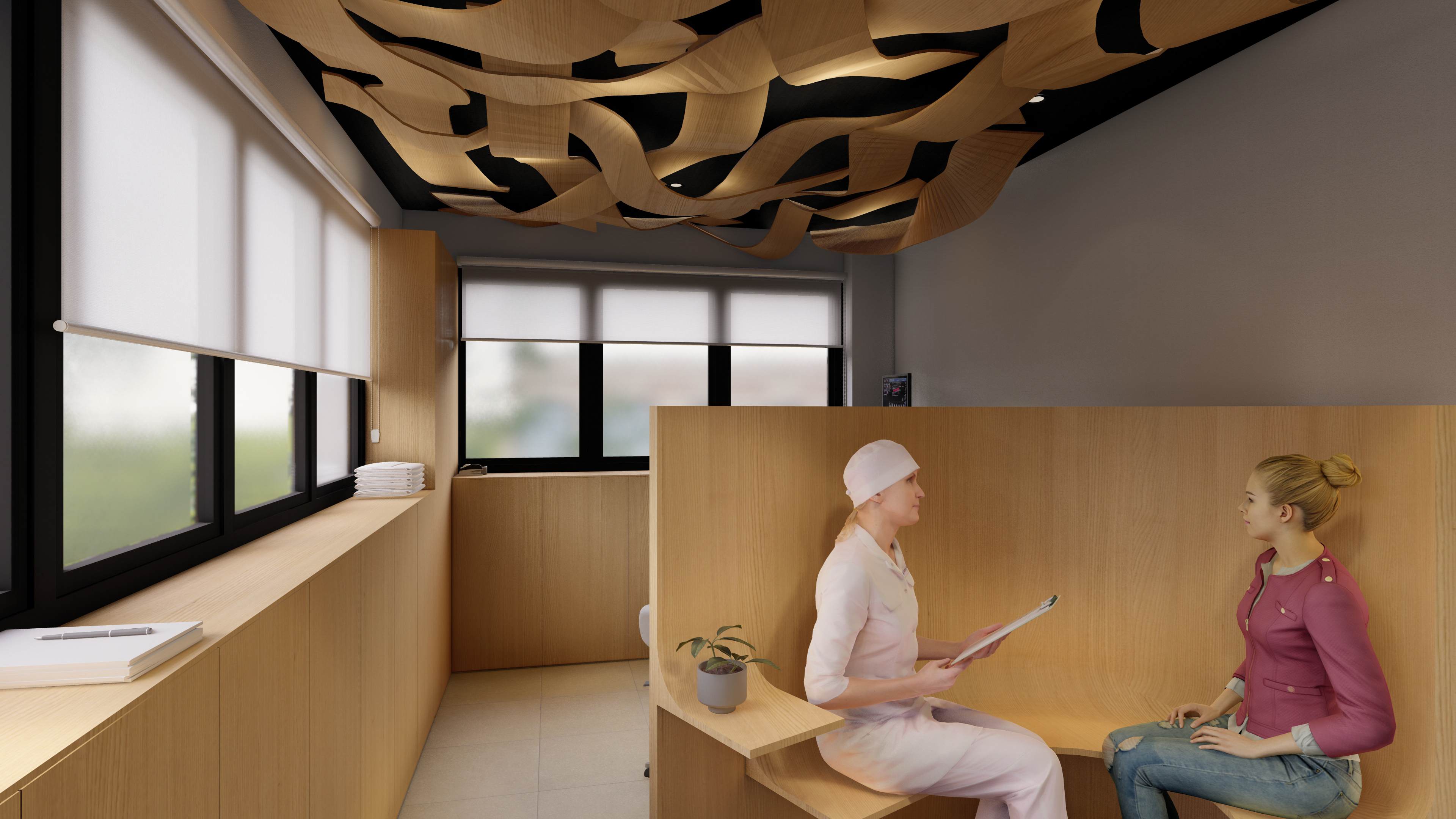 医院妇科急诊室性侵受害者空间设计-28