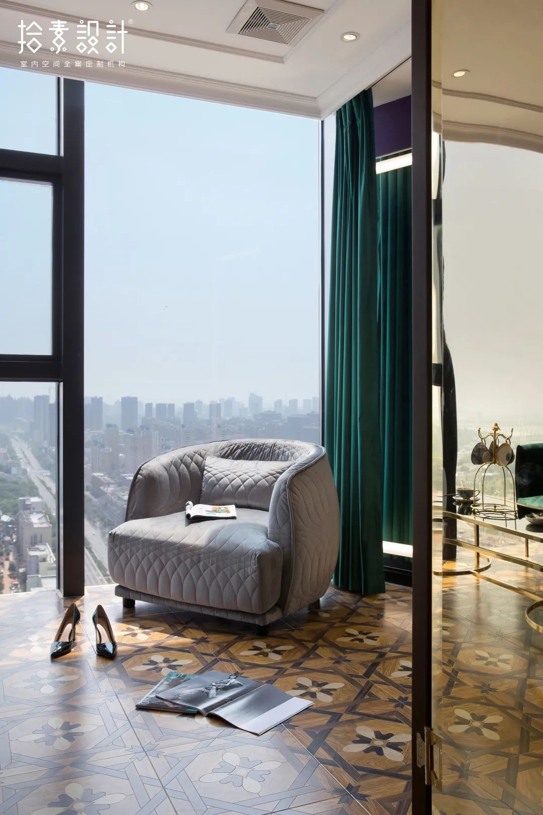 《漾》高定空间 · 复古摩登之美丨中国湘潭丨拾素設計-34