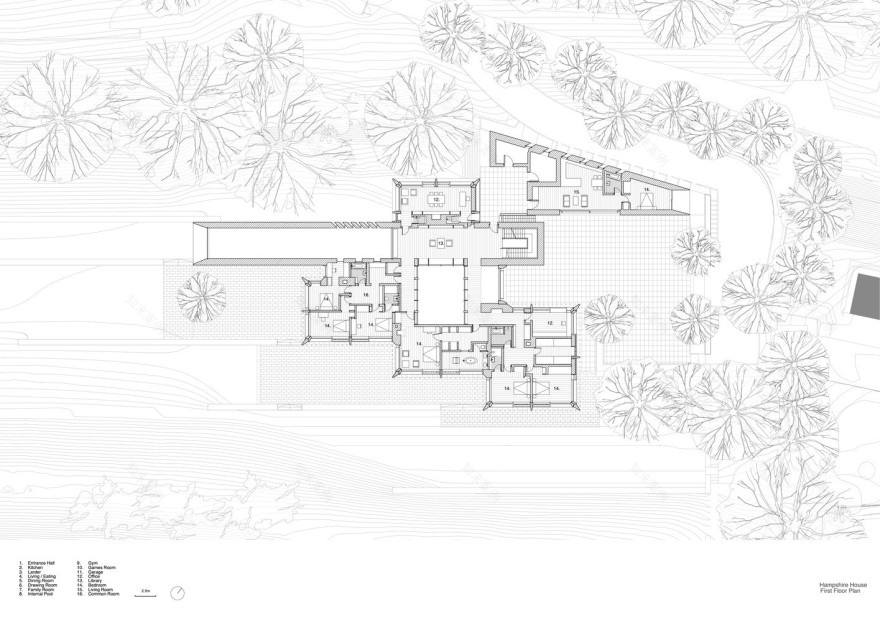 汉普郡住宅 | 融入自然的双层景观之家-53