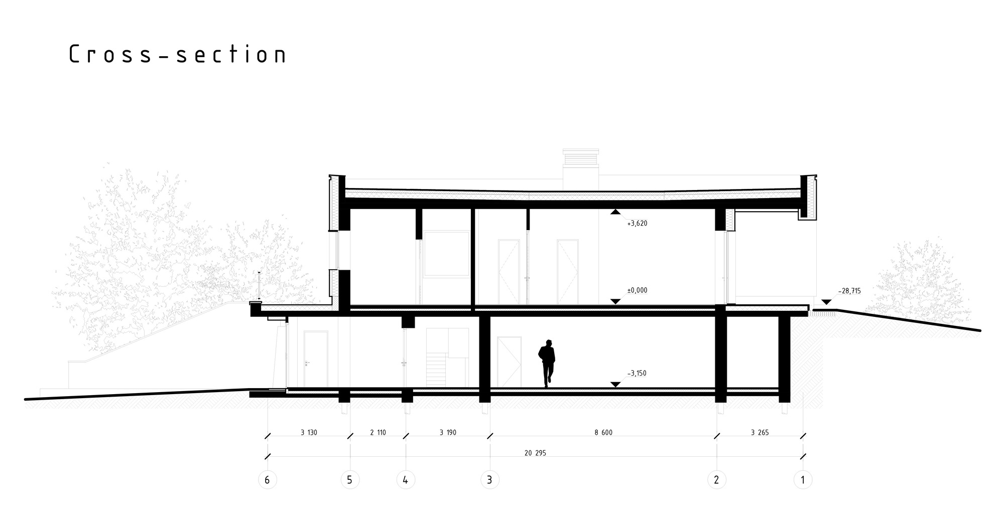 乌克兰岩石花园中的现代别墅丨乌克兰基辅丨Palamarchuk Architects-8