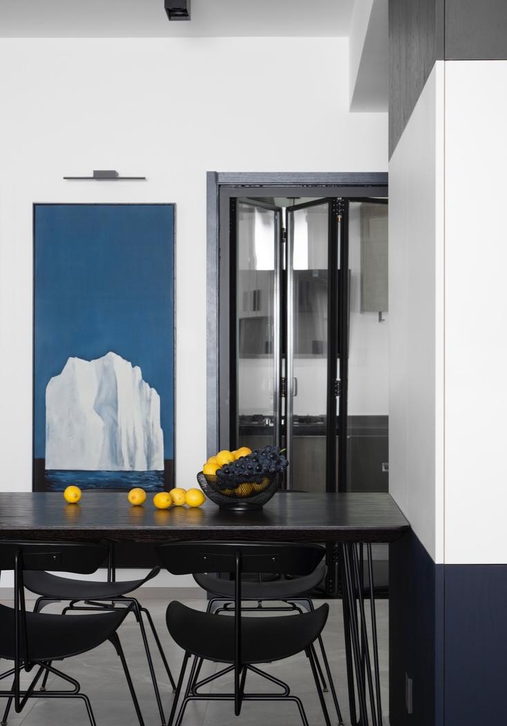 蔚木未来室内建筑设计丨平层丨沉 浸 | 暮色邃蓝-21