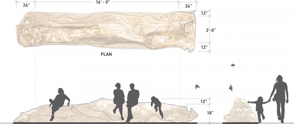 BLASST 公共长椅 | 金色泡沫的街头艺术-26