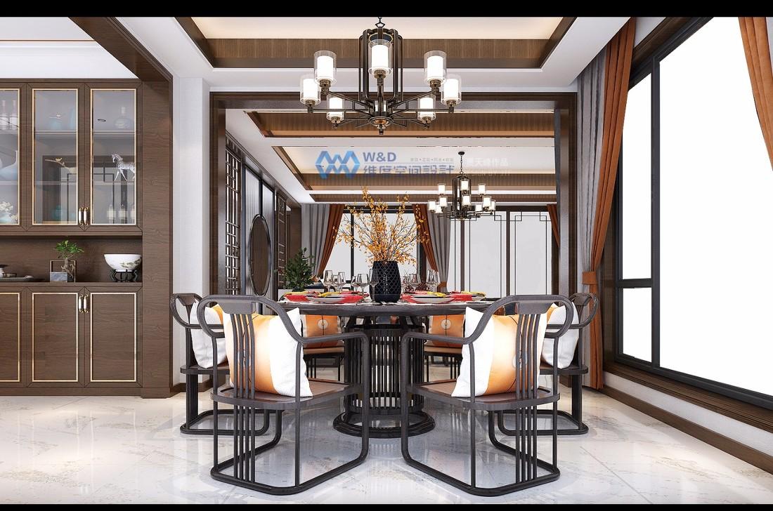 贾天峰丨
西城首府-新中式别墅 -5