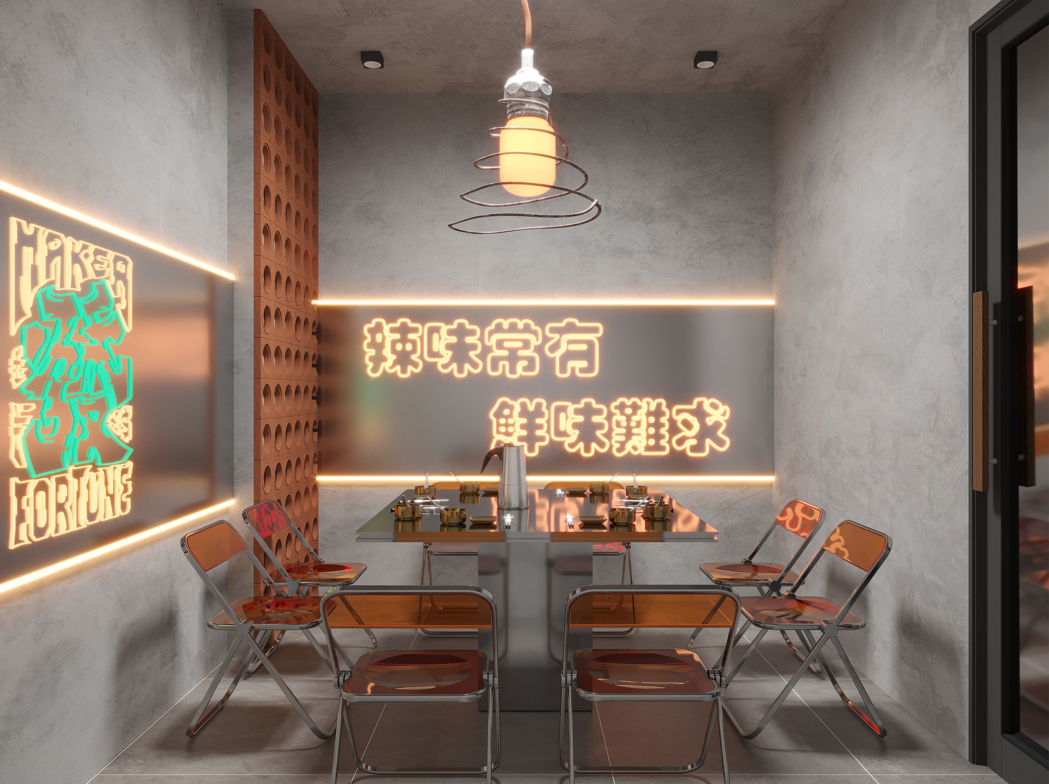 银川牛肉海鲜大咖餐厅装修设计丨中国银川丨银川装修公司-9