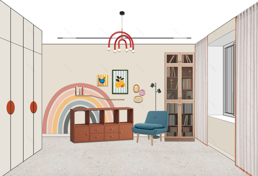 Family Apartment Interior 107sqm 丨Russia-31