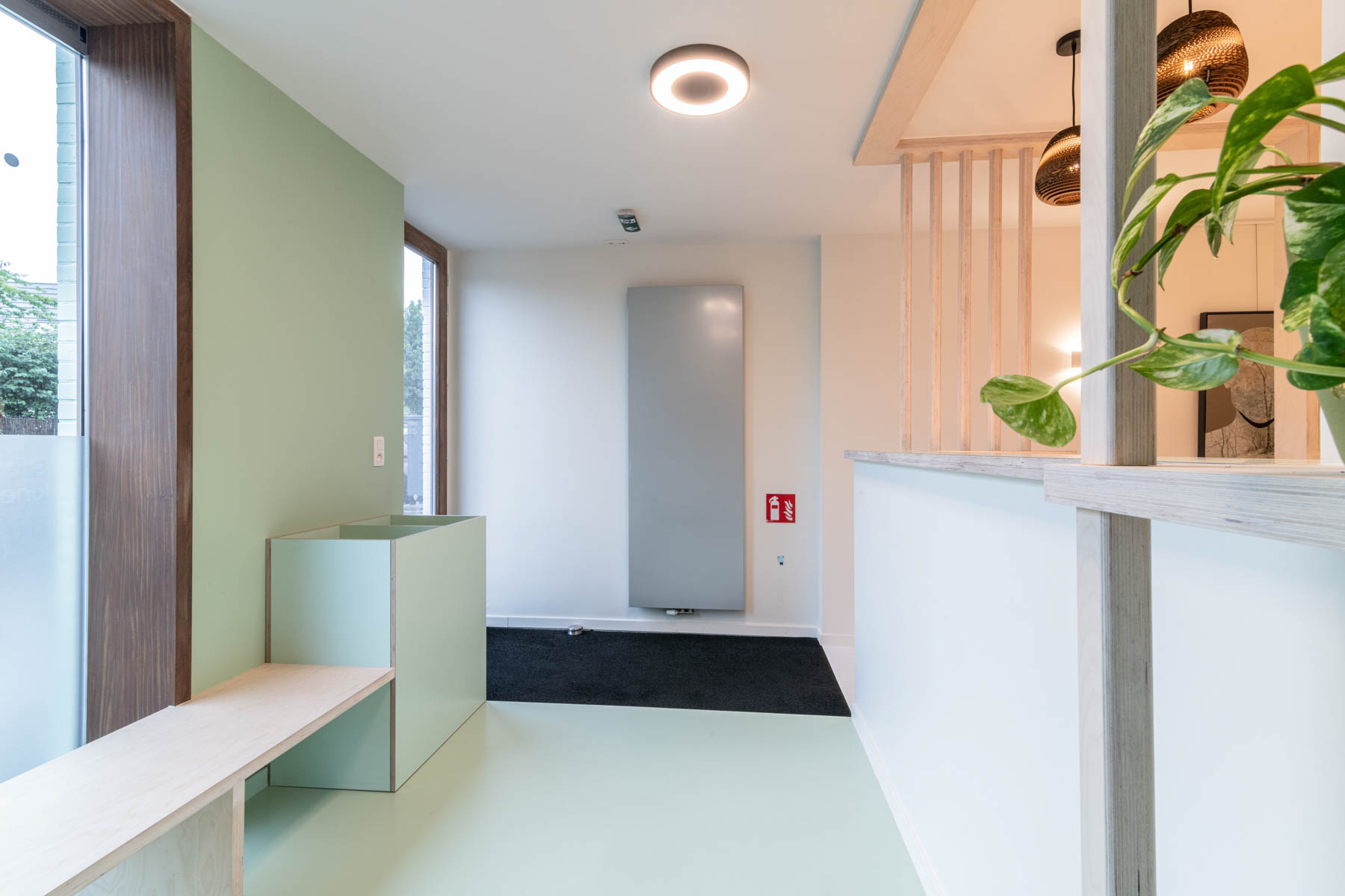 kine praktijk（VRY 运动康复诊所室内改造）丨atelier JACK architecten bv-13