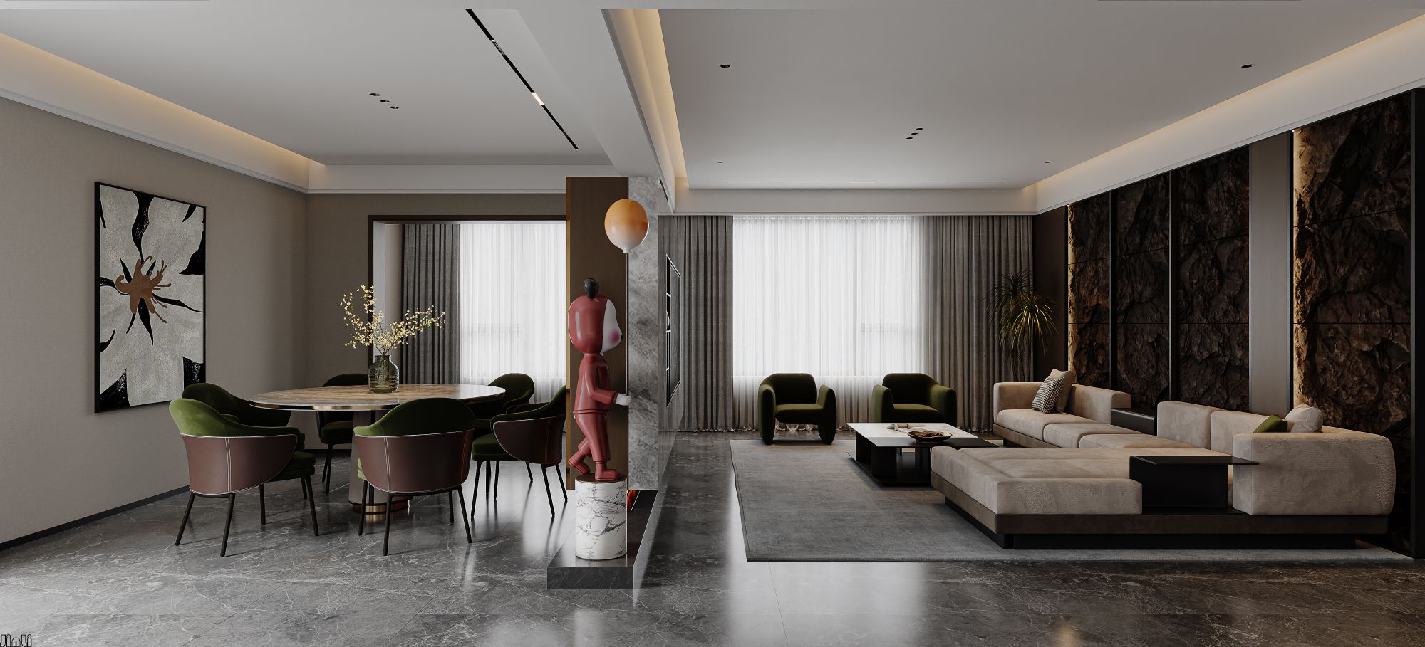 家装客厅效果-4