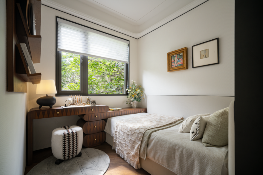 CLV设计x首发|法式中古风隐奢生活典范—建总流花溪样板房-36