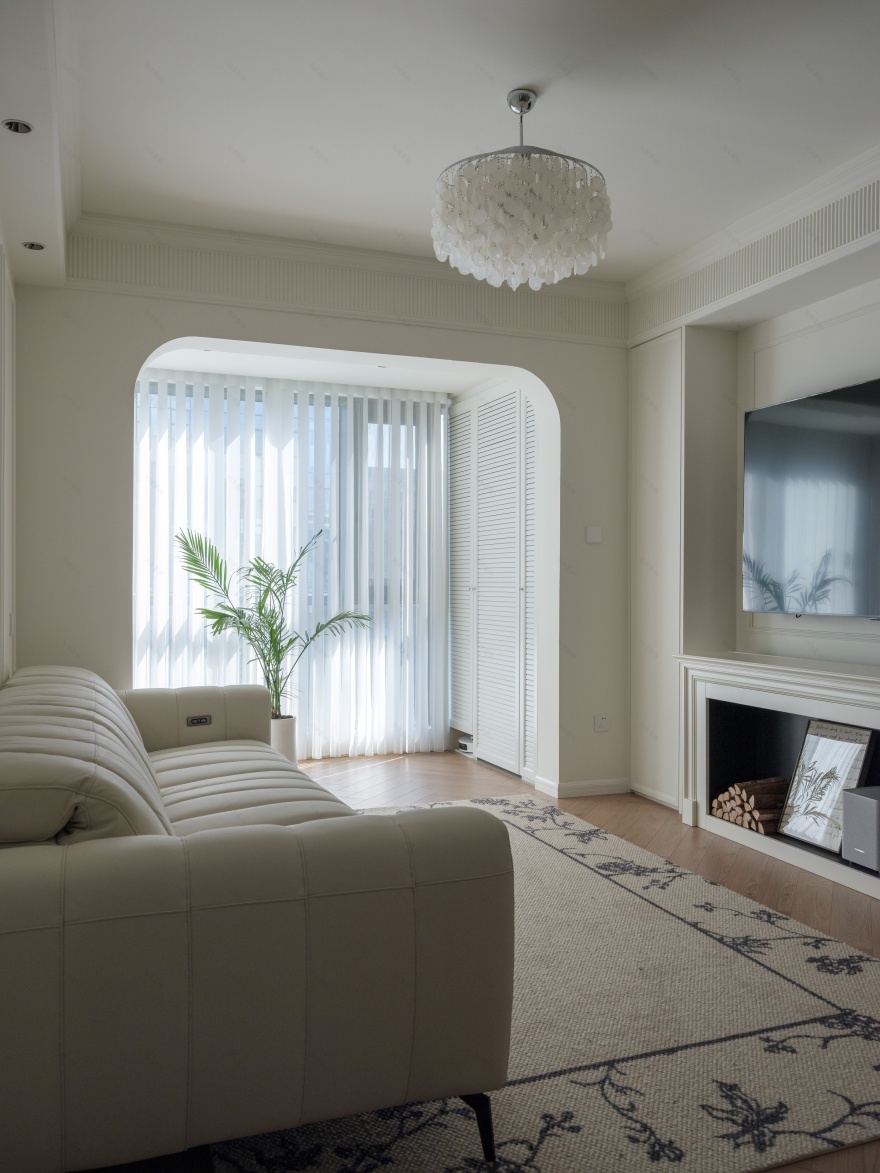 90 后两人一猫的惬意法式奶油风丨中国深圳丨那宅设计事务所-26