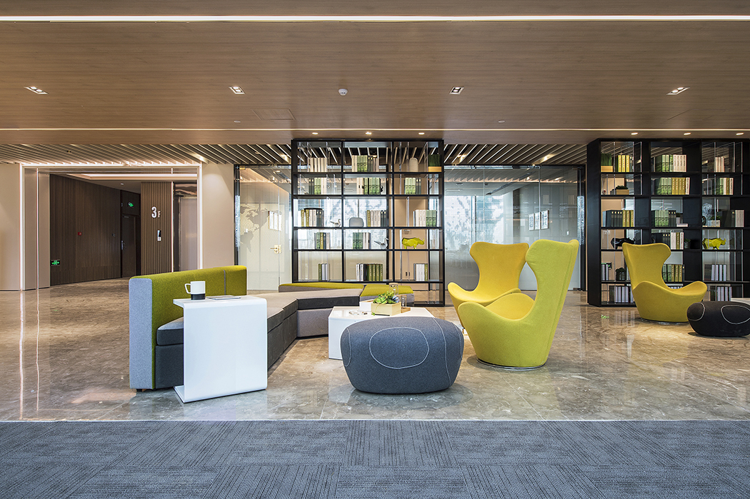 香榭蒂新作丨自然平衡，知识共享时代的智慧办公空间 — 济南绿地国金中心-23