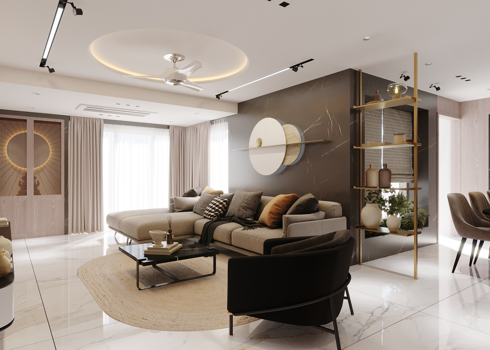 LUXERIOUS LIVING AREA-2