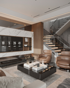 LIVINGROOM-MASTER BEDROOM_INTERIOR DESIGN