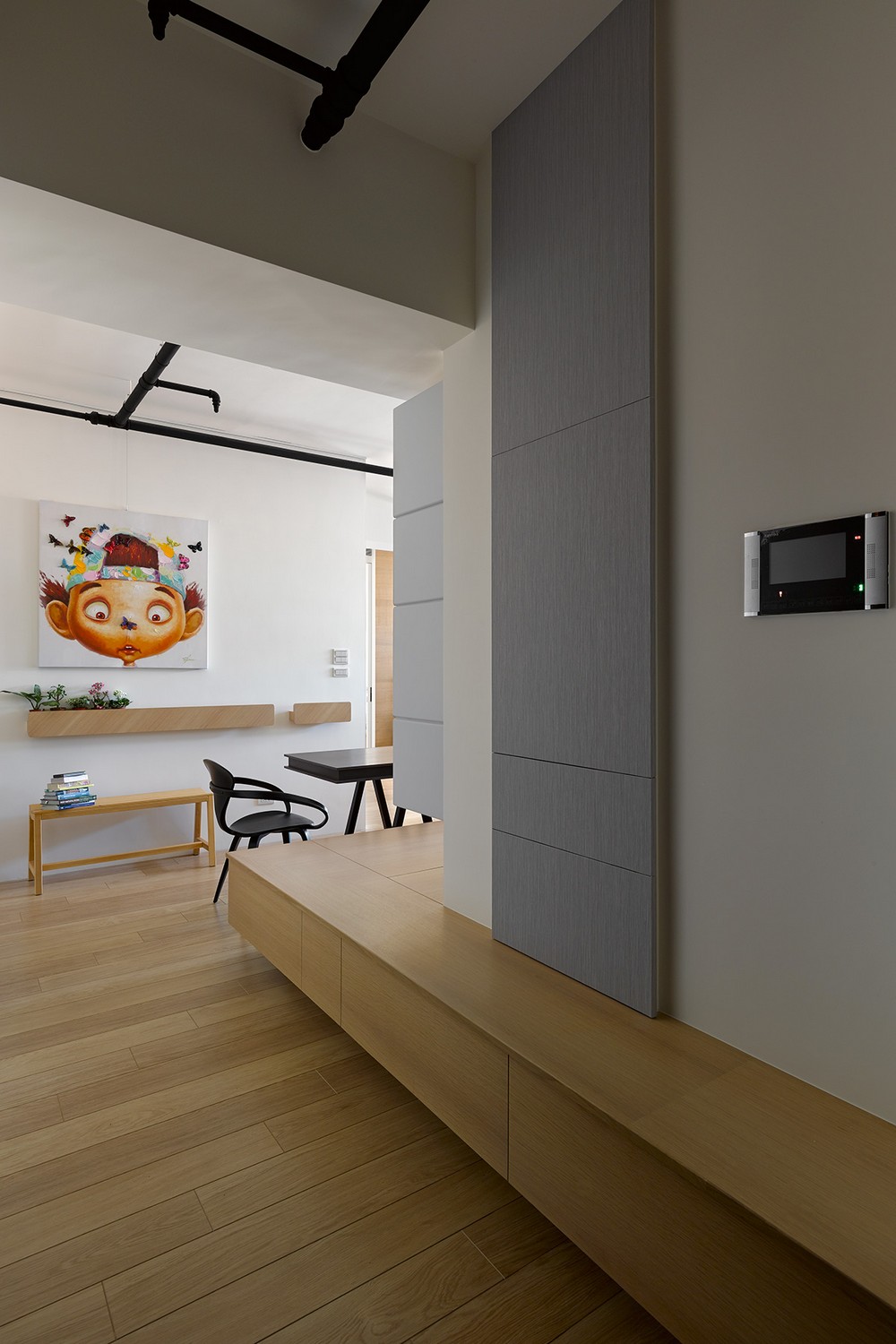 带有整墙置物架的概念风公寓设计丨中国台湾丨Ganna Design Studio-21