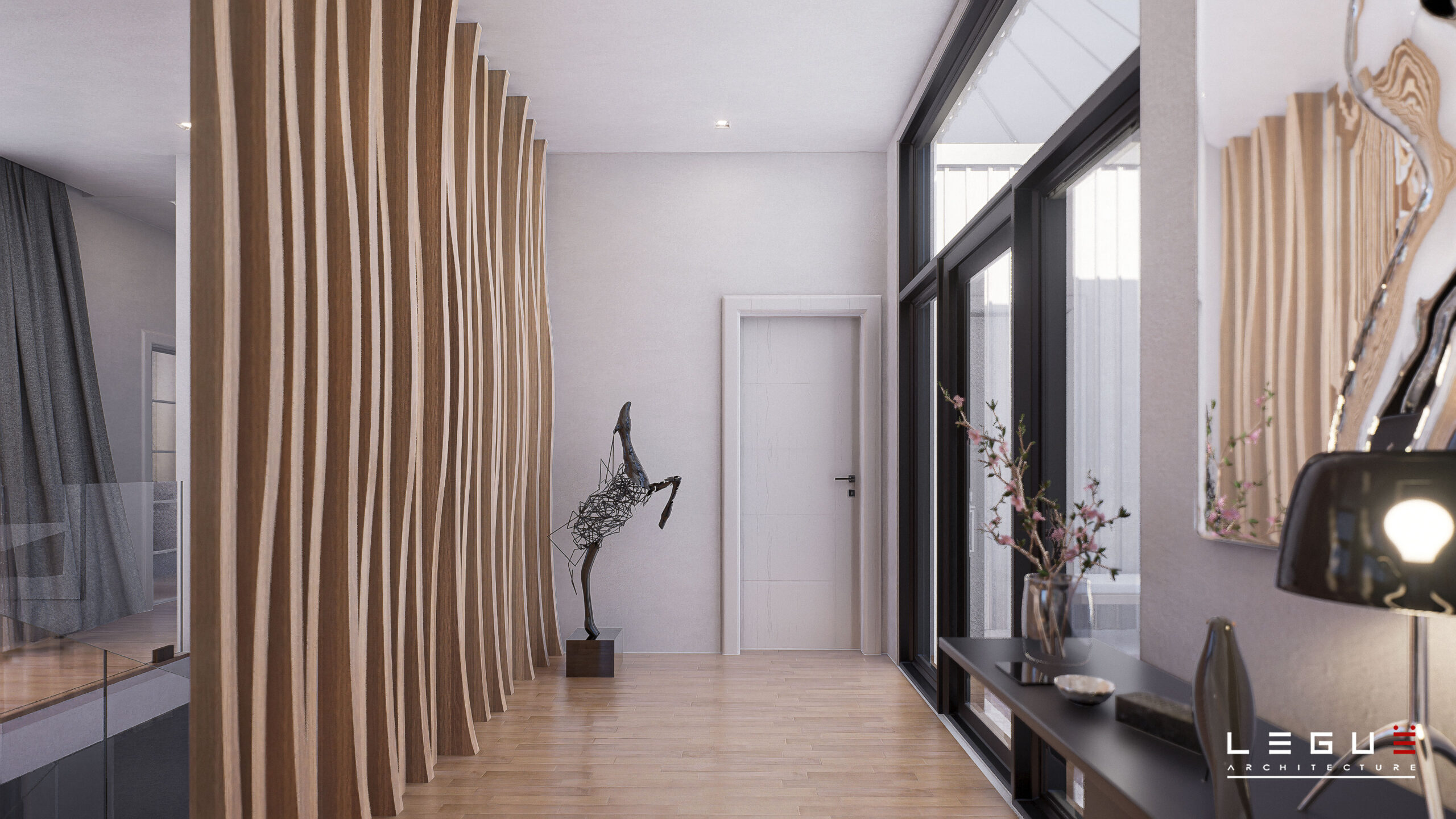 302号房屋平面图

注：Plan de maison常见意思是房屋平面图 ，Ë 在这里可能是输入错误，推测原文可能是 302 相关的编号 丨Leguë Architecture-19