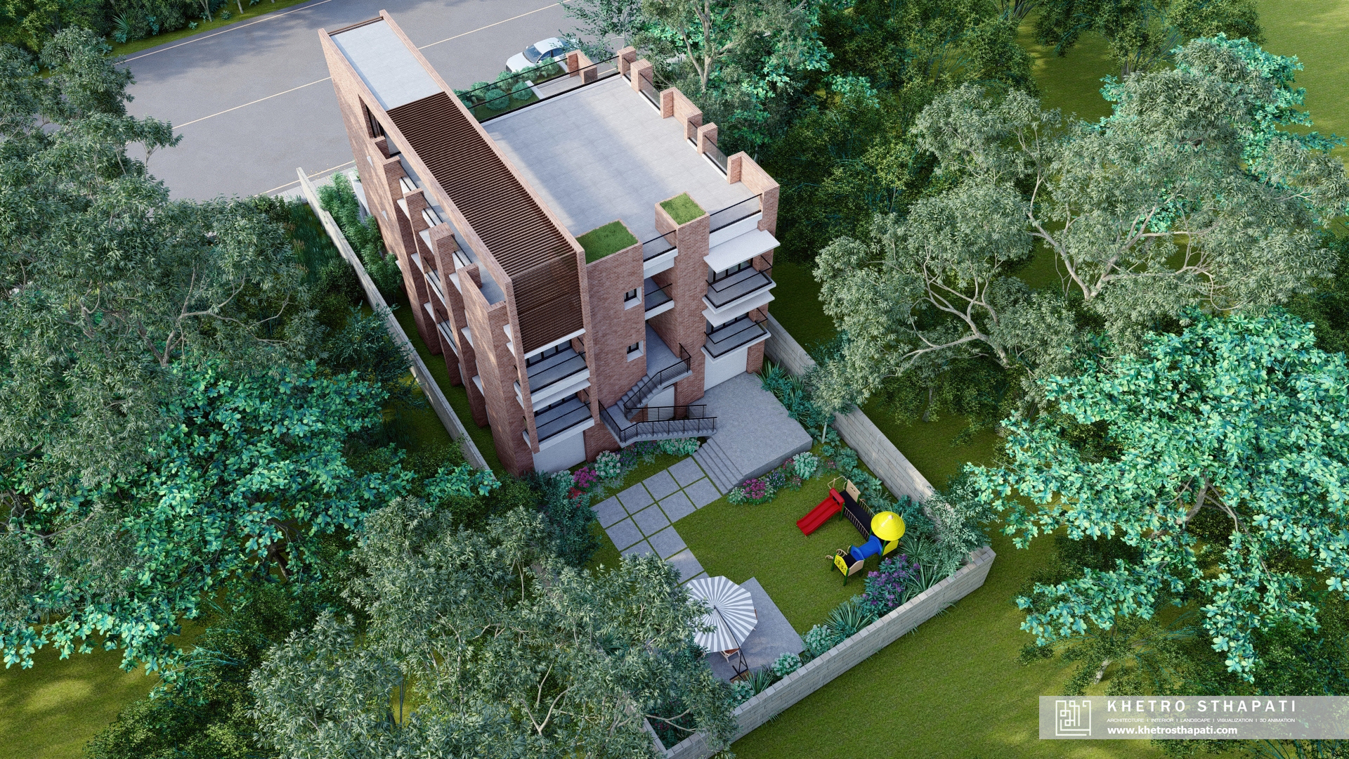 3 层住宅建筑设计丨MyanmarShan丨Khetro Sthapati-6