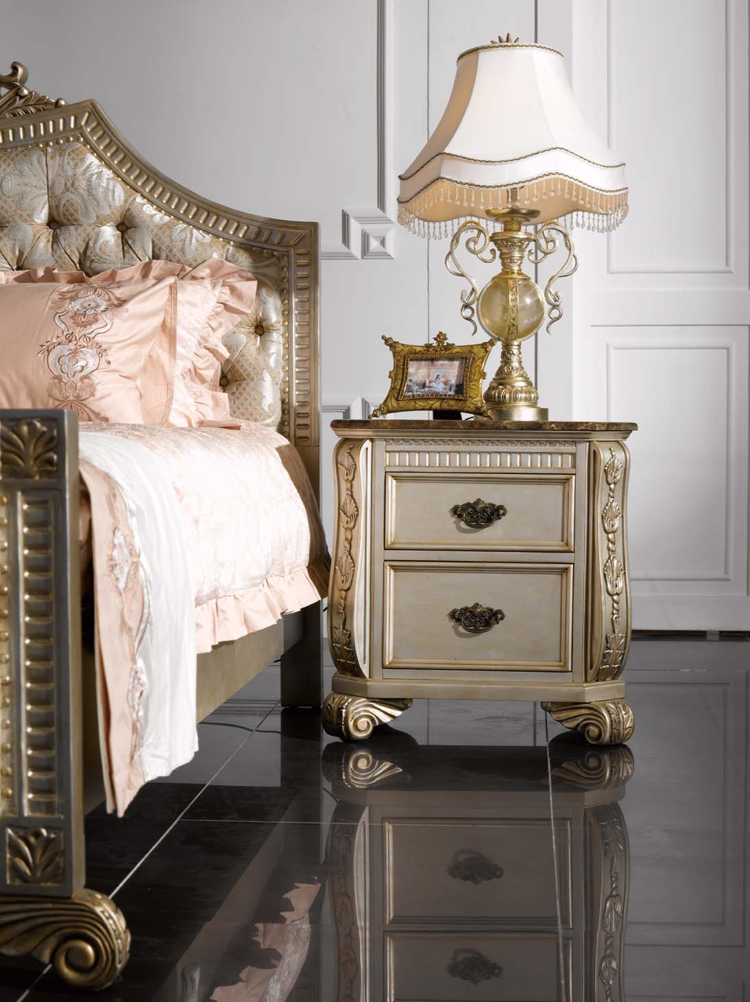 高清古典美式风格 卧室客厅餐厅书房家具场景图片素材-2-36