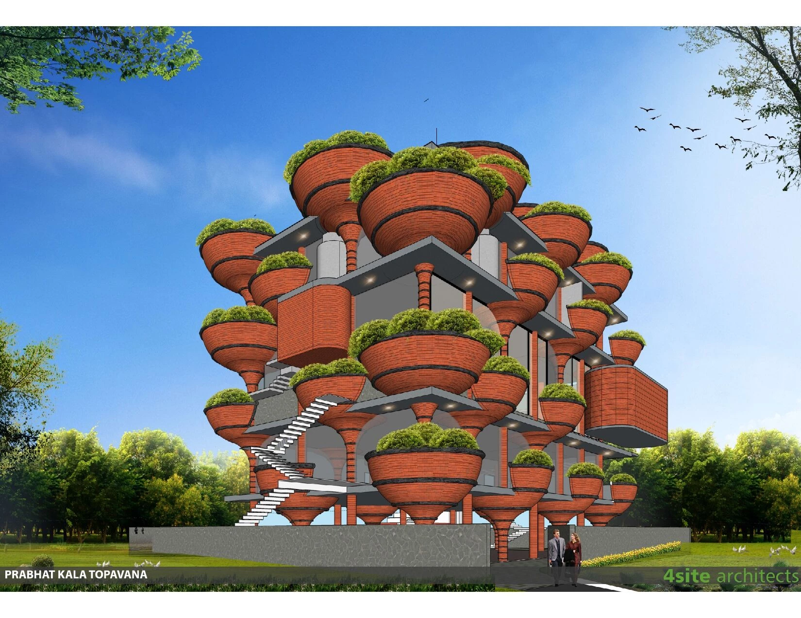 普拉巴特卡拉塔波瓦纳丨印度班加罗尔丨4site architects-12