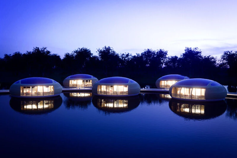 英国生态环保漂浮屋 WaterNest 100-16