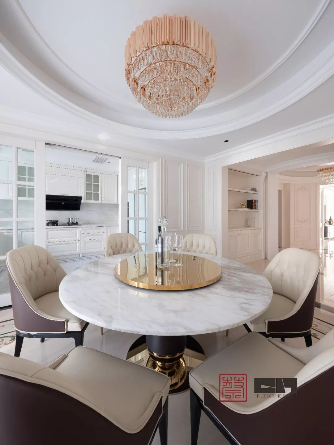 椒江巴黎跨界之中央花园轻奢设计-54