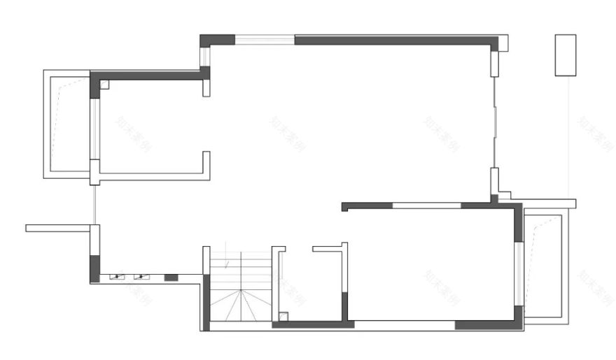 御河上院现代下叠别墅设计丨中国西安丨青马别墅设计-47