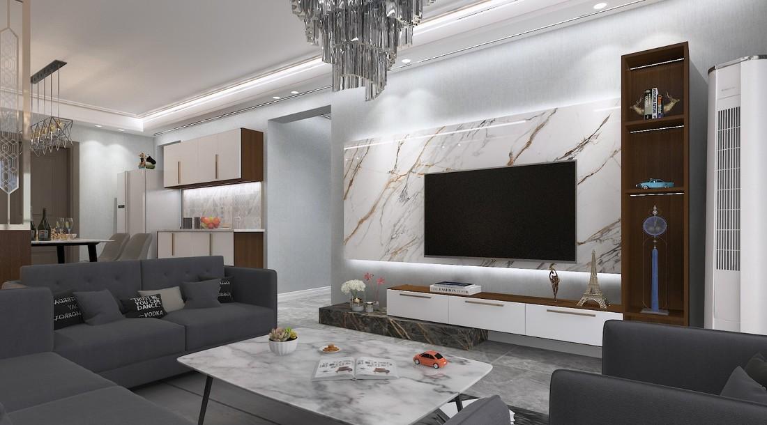 商丘轻奢现代风装修，打造绿城的宜居空间-0