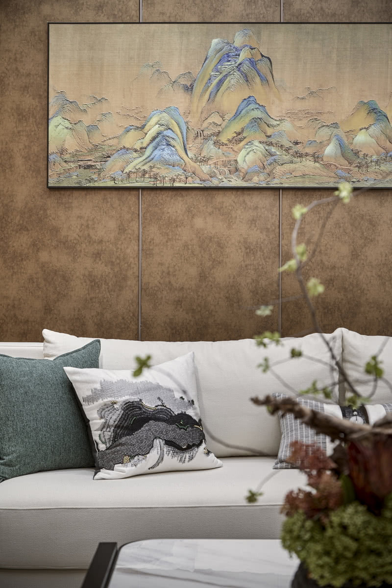 泰州金通绿城·桃李春风别墅新东方艺术软装丨中国泰州丨深圳市伊派室内设计有限公司-41