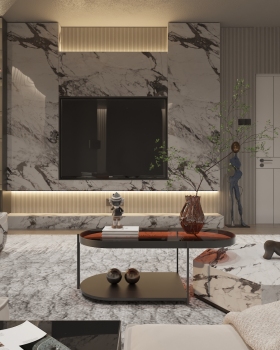 Living Room Design  Modern Elegance