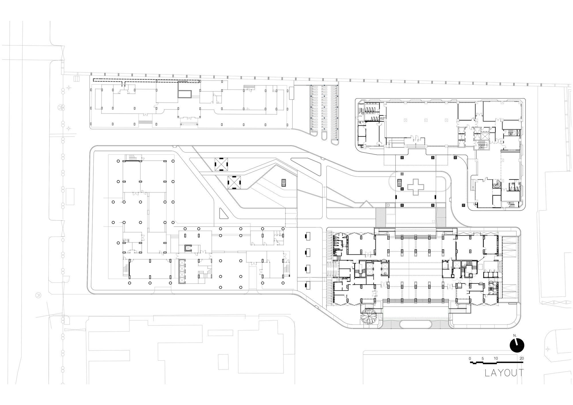 护士宿舍朱拉隆功纪念医院丨泰国曼谷丨Plan Architect-47