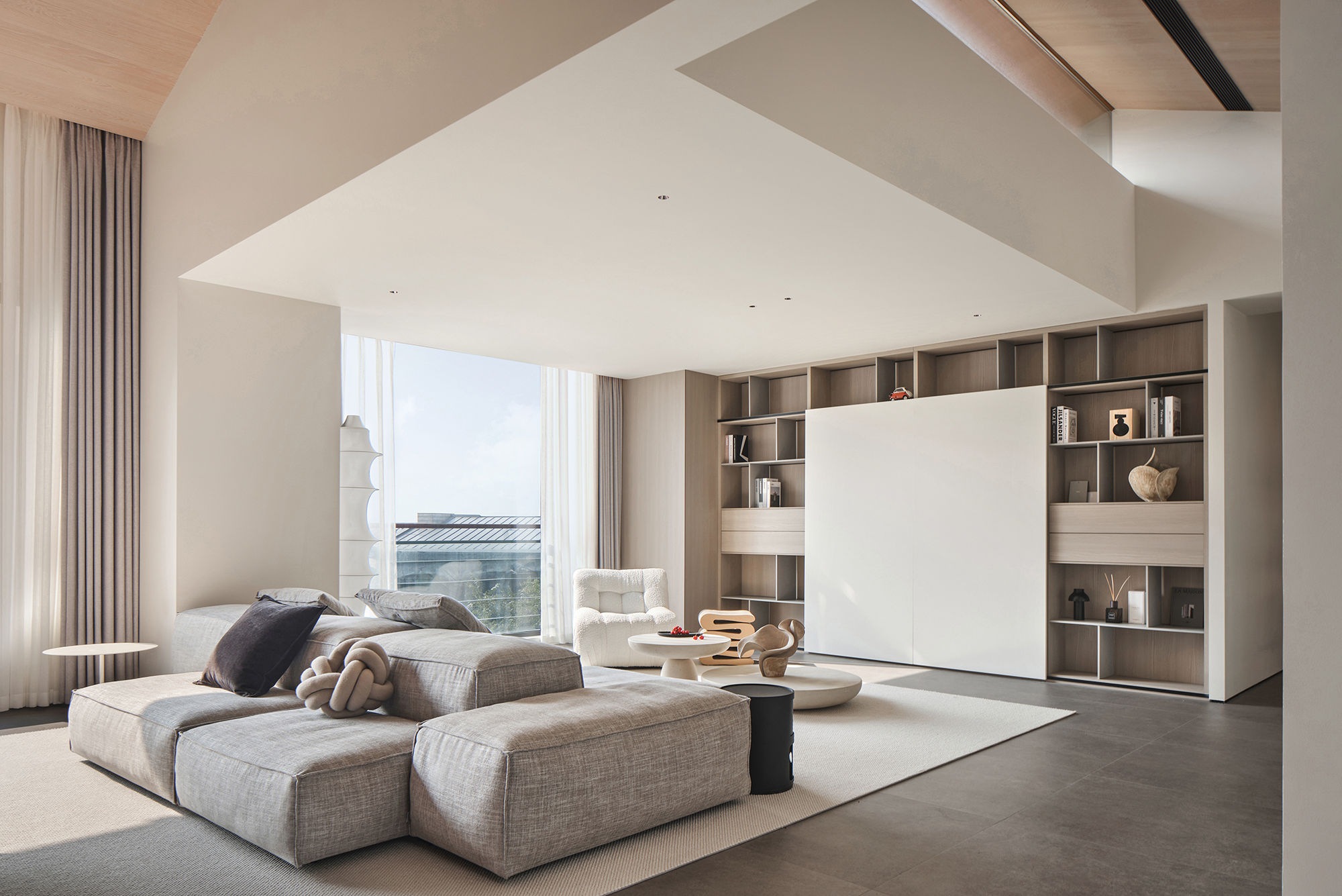 余颢凌新作｜成都麓湖 330㎡ 大平层，书写温润与优雅-23