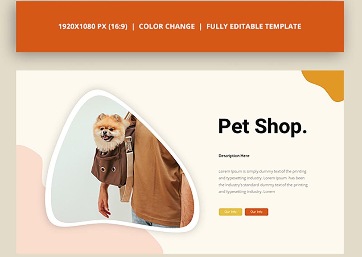 宠物店展示模板-3