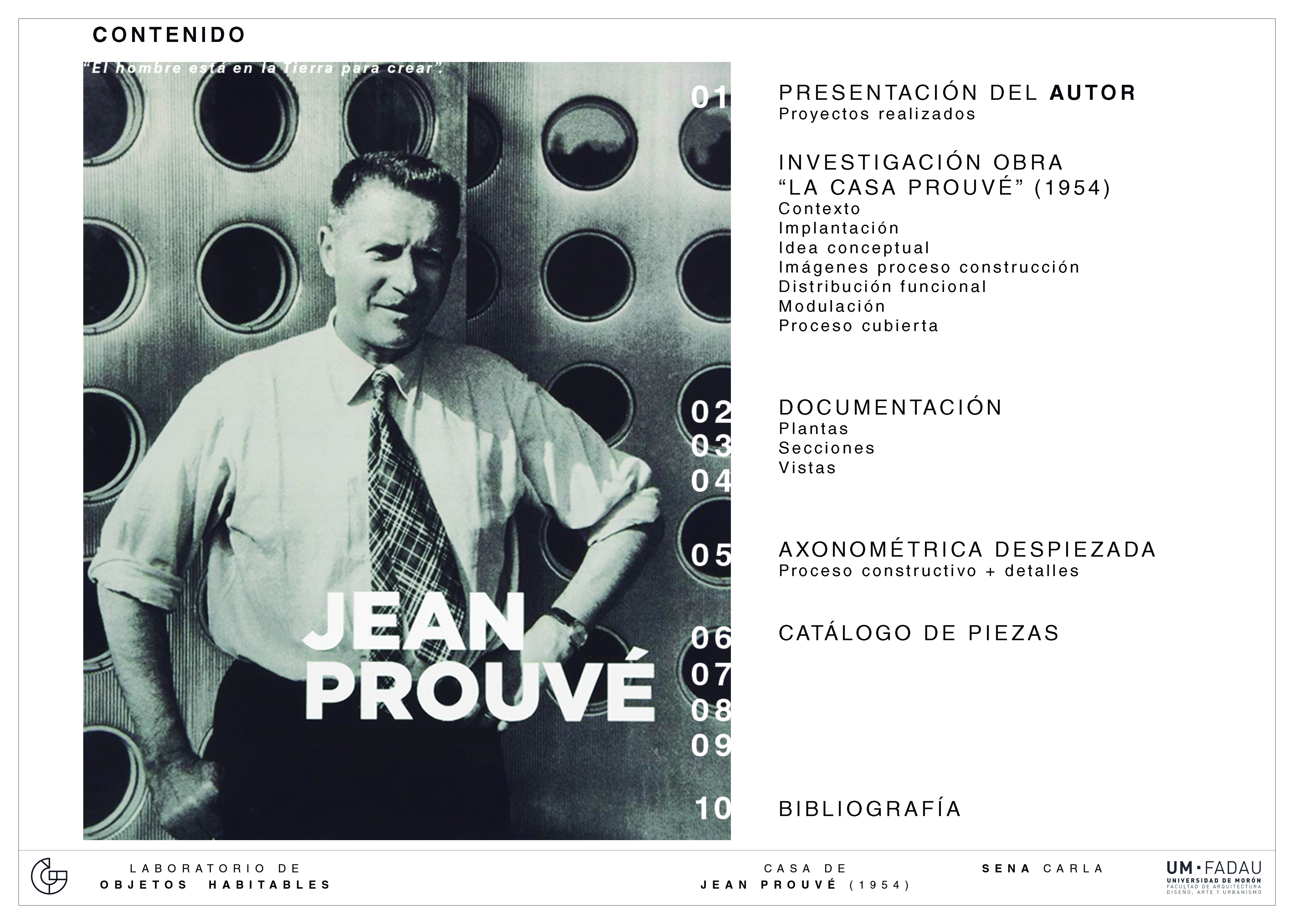 Casa de Jean Prouvé | Documentación • 2020-0