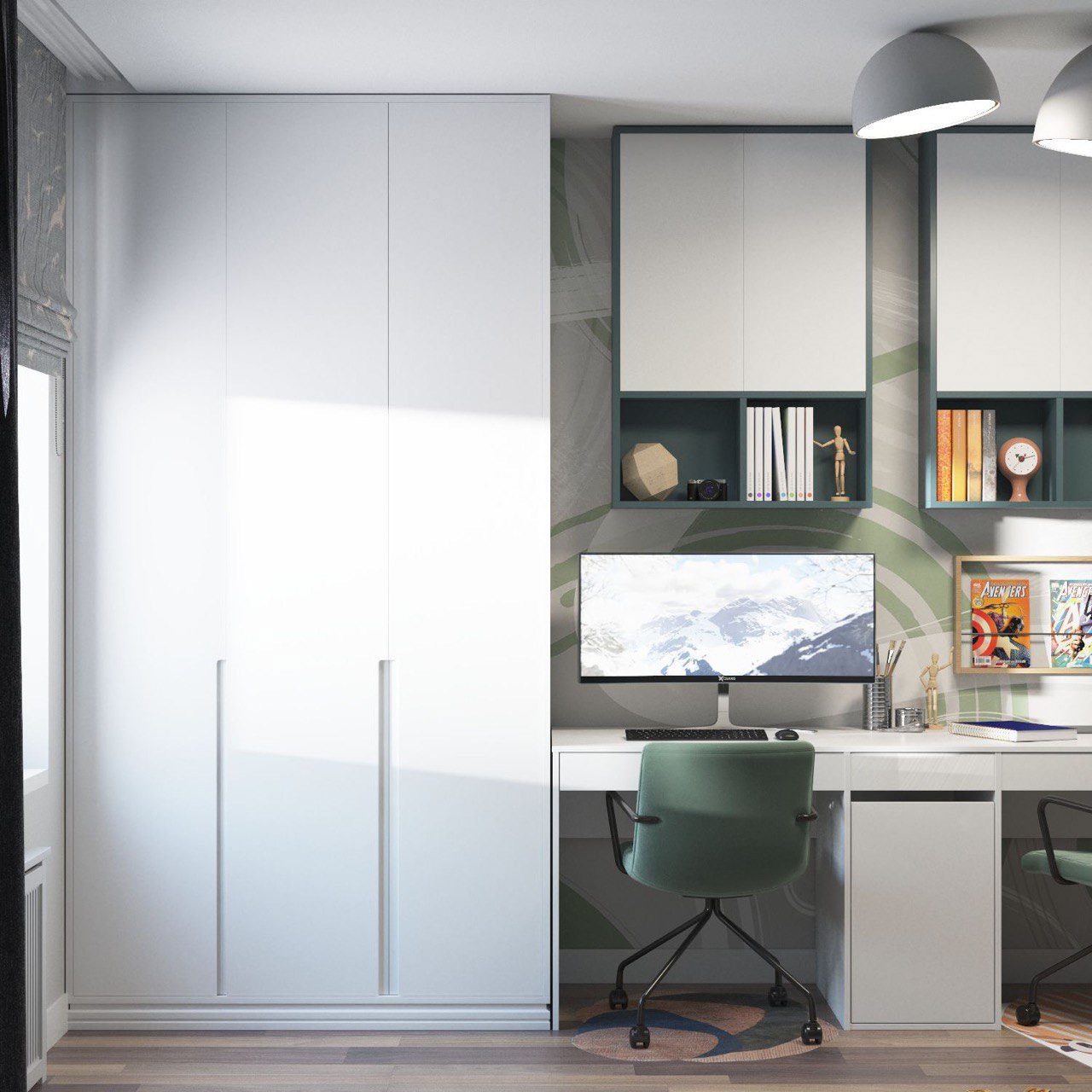 72平方米三居室公寓设计项目-16