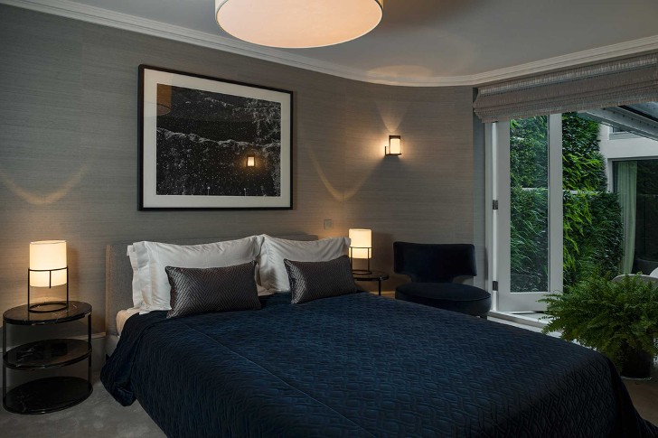 伦敦高档地段单色设计公寓-25