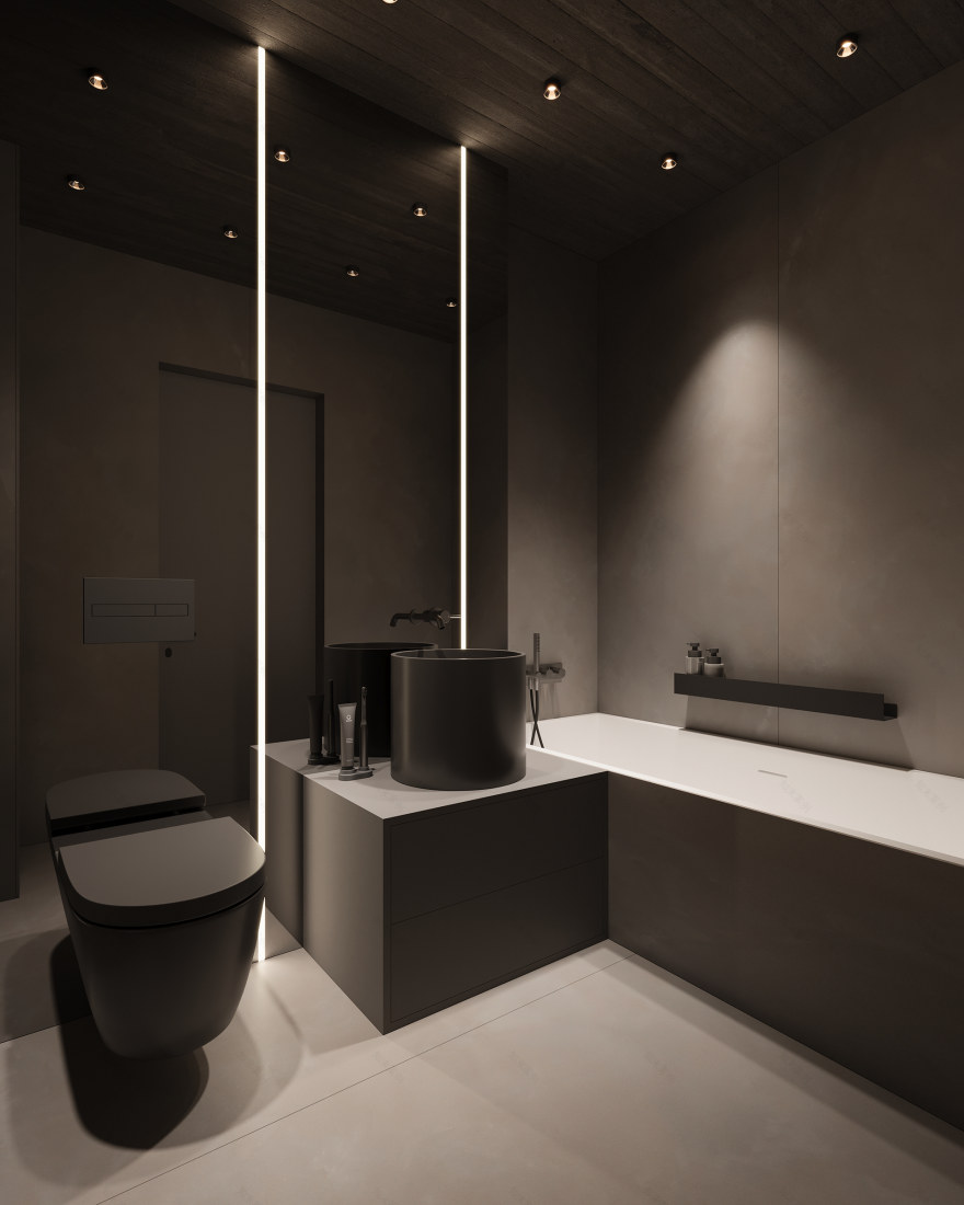 Dark Tones 公寓设计丨Mostdesigngroup-31