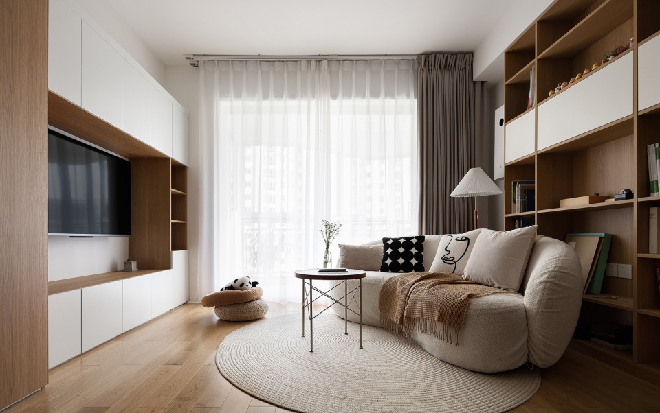 抽象美学融入景观设计师婚房，拓扑几何打造诗意空间-19