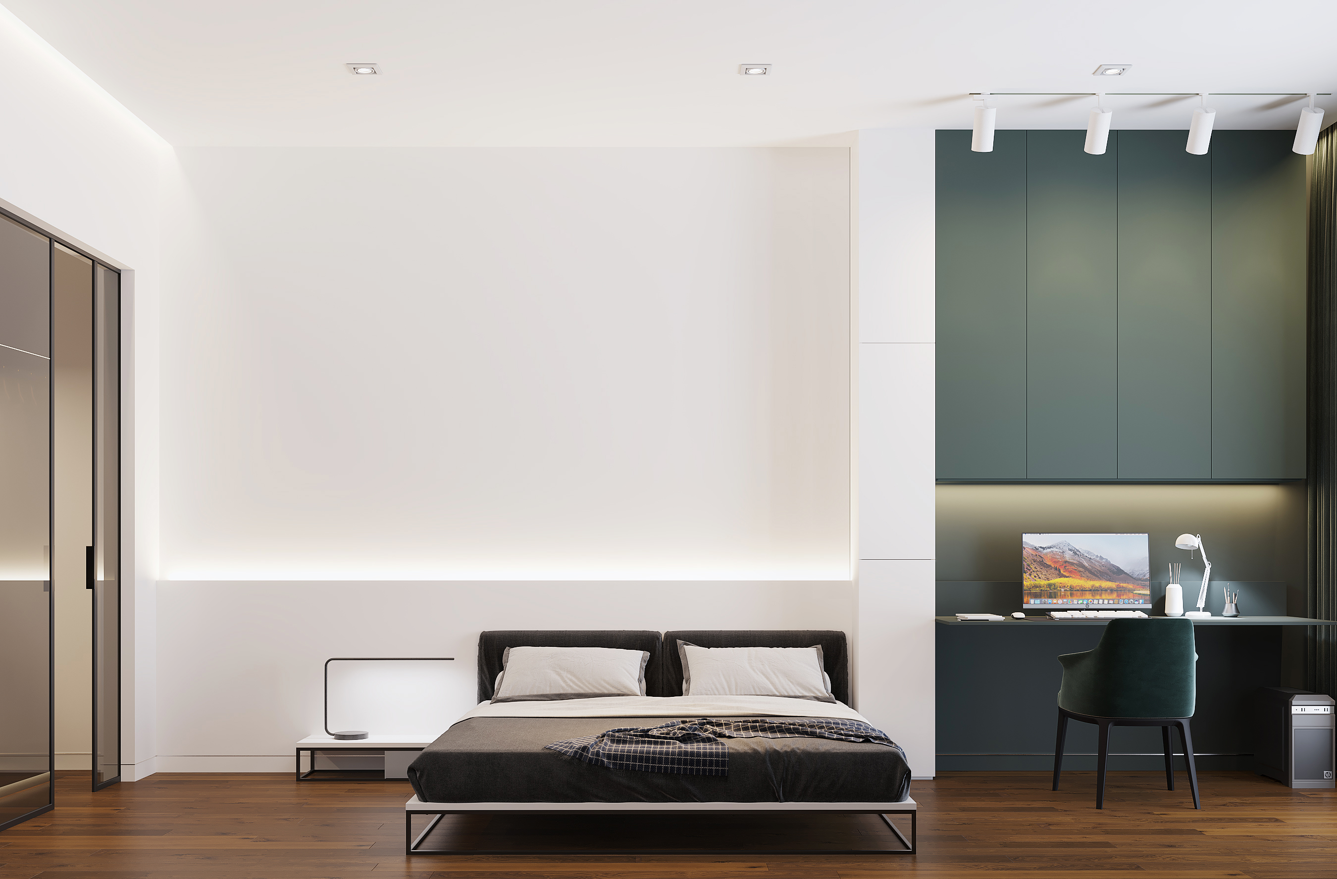 黑色版房屋室内装饰丨Golub Architects-40