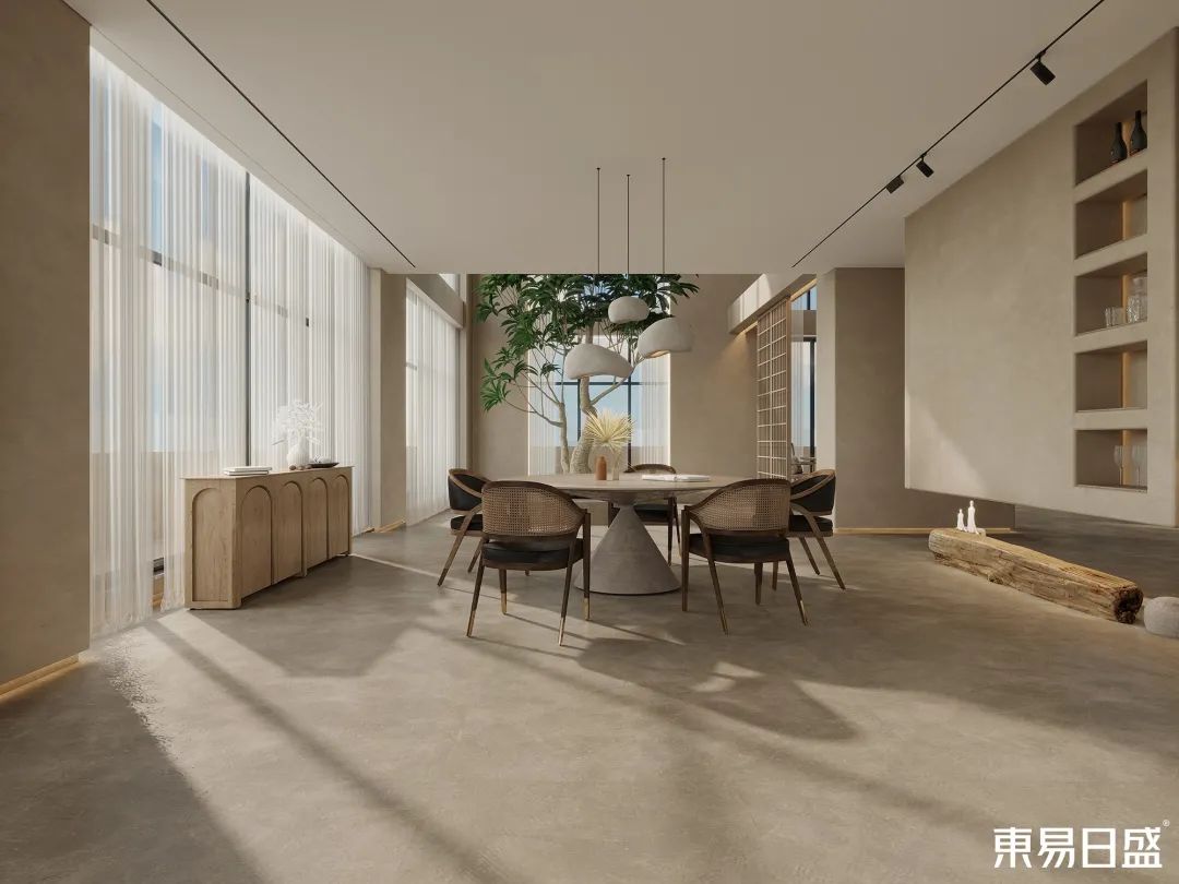 210㎡跃层装修，毫不「网红」的侘寂风-24