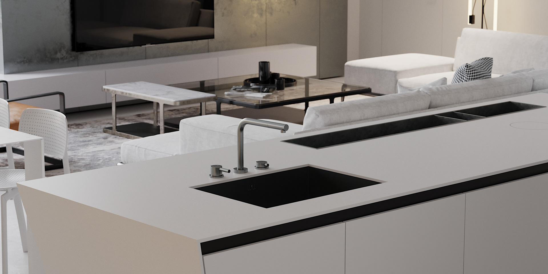 简约风客餐厅设计方案-9