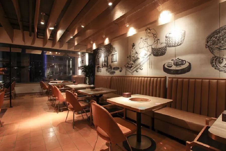 新中式风格火锅店设计 | 京涮火锅-15