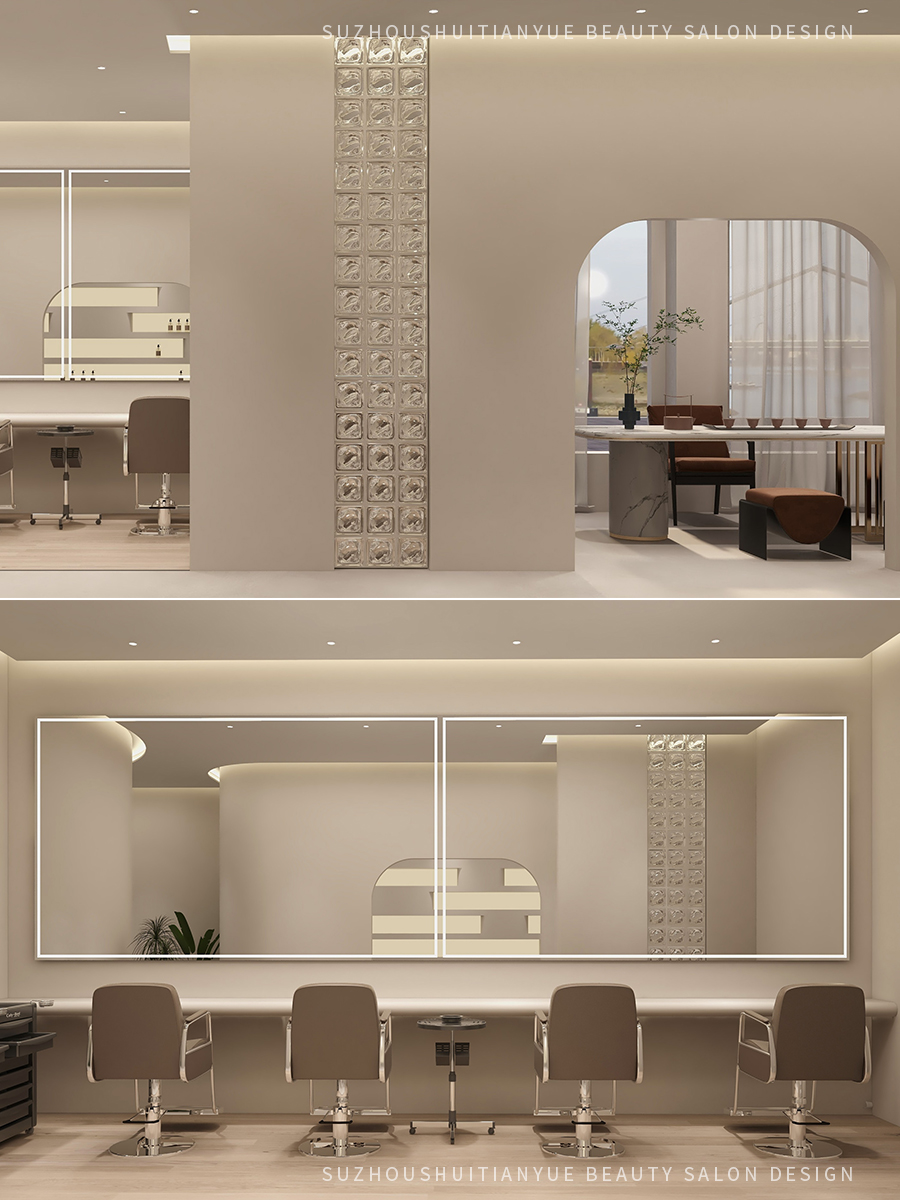 江苏苏州430平简约风美容院设计，温柔无距离感-3