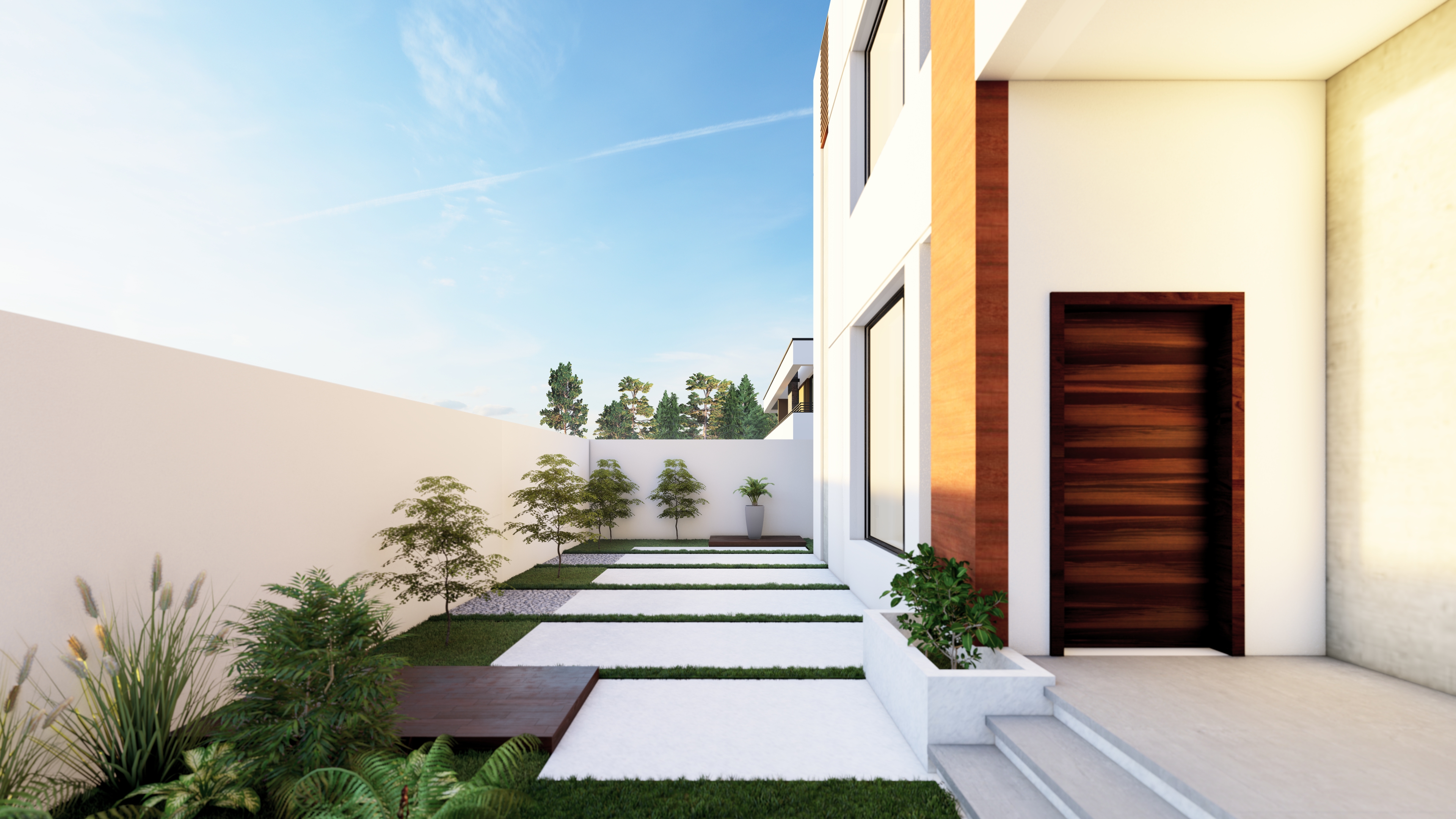 house yard landscape-8